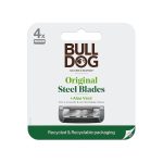 Сменные лезвия для бритвы Bulldog 4 штуки