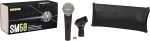 Студийный микрофон для вокала Shure SM58 Pro XLR, динамический микрофон с переключателем — изображение 3