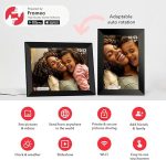 Цифровая фоторамка WiFi с сенсорным экраном IPS 1280 х 800P HD с видеоклипами и слайд-шоу — изображение 3