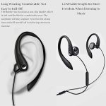 Спортивные наушники-вкладыши PHILIPS Over The Ear с микрофоном, наушники для спорта — изображение 3