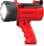 Водонепроницаемый светодиодный фонарик GearLight Spotlight, мощный прожектор для кемпинга