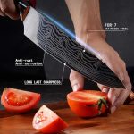 Профессиональный нож шеф-повара, профессиональный кухонный нож,  нож из нержавеющей стали — изображение 4