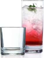Стаканы Hurricane 8 штук, кухонные стаканы для вина и виски