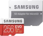 Карта памяти Samsung 256GB EVO Plus Class 10 UHS-I microSDXC U3 с адаптером (MB-MC256GA) — изображение 2