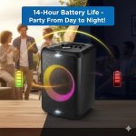 Bluetooth-колонка PHILIPS с басами и аккумулятором на 14 часов, колонка караоке — изображение 3