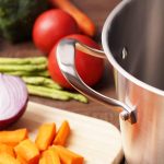Индукционная кастрюля 6.6л HOMI CHEF, полированная кастрюля с крышкой — изображение 5