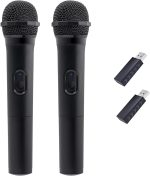 Беспроводной игровой USB-микрофон Mcbazel 2 штуки, микрофон совместимый с ПК,Xbox Series X/S, PS5, Switch OLED