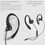 Спортивные наушники-вкладыши PHILIPS Over The Ear с микрофоном, наушники для спорта — изображение 4