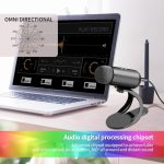 Настольный микрофон для подкастов LIANGSTAR, USB-микрофон для компьютера — изображение 6