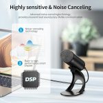 Настольный микрофон для подкастов LIANGSTAR, USB-микрофон для компьютера — изображение 4