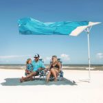 Пляжный зонт Solbello, зонт не сдувающийся ветром на пляже — изображение 2