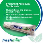 Зубная паста Freshmint, металлический тюбик 144 тюбика по 17 гр. — изображение 2