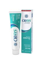 Зубная паста CloSYS Sensitive, нежная мята, фтор, отбеливание, защита эмали, без сульфатов 198 гр,