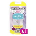Одноразовые бритвы Gillette Venus Simply3 для женщин, 8 штук, предназначены для гладкого и комфортного бритья