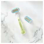 Бритвы Gillette Venus Extra Smooth для женщин, 1 бритва Venus, 2 сменных кассеты для гладкого бритья — изображение 2