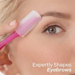 Schick Hydro Silk Touch-Up  бритва для бровей и бритва для лица с прецизионной крышкой, 3 штуки — изображение 4