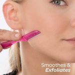 Schick Hydro Silk Touch-Up  бритва для бровей и бритва для лица с прецизионной крышкой, 3 штуки — изображение 5