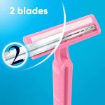 Одноразовые бритвы Gillette Venus Daisy Classic для женщин, 18 штук, для удаления волос для женщин — изображение 3