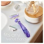 Бритвы Gillette Venus Extra Smooth Swirl для женщин, 1 бритва Venus, 4 сменные кассеты для бритвы — изображение 4
