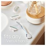 Сменные кассеты для бритвенных лезвий Gillette Venus Extra Smooth Sensitive для женщин, 4 штуки — изображение 3