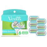 Сменные кассеты для бритвенных лезвий Gillette Venus Extra Smooth для женщин, 6 шт