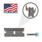 Промышленные бритвенные лезвия CANOPUS с одной кромкой, безопасная бритвенная бритва с прямой кромкой 10 шт — изображение 3
