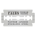 50 лезвий Facón Platinum из японской нержавеющей стали с двойным лезвием для безопасной бритвы