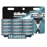 Сменные кассеты для мужских бритвенных лезвий Gillette Mach3, 15 шт