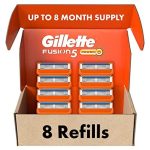 Сменные кассеты для мужских бритвенных лезвий Gillette Fusion5 Power, 8 штук