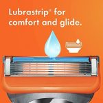 Бритвы Gillette Fusion5 для мужчин, 1 бритва Gillette, 4 сменных кассеты для бритья — изображение 2