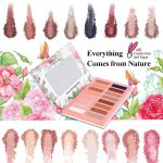 Палитра теней для век Nude Eyeshadow Palette, 16 оттенков Органическая палитра теней для век — изображение 8