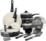 Набор из 16 кастрюль и сковородок, без PFAS GreenLife Soft Grip Healthy Ceramic Nonstick, н