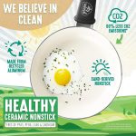 Набор из 16 кастрюль и сковородок, без PFAS GreenLife Soft Grip Healthy Ceramic Nonstick, н — изображение 2
