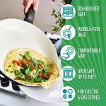 Набор из 16 кастрюль и сковородок, без PFAS GreenLife Soft Grip Healthy Ceramic Nonstick, н — изображение 6