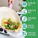 Набор из 16 кастрюль и сковородок, без PFAS GreenLife Soft Grip Healthy Ceramic Nonstick, н — изображение 6