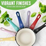 Набор из 16 кастрюль и сковородок, без PFAS GreenLife Soft Grip Healthy Ceramic Nonstick, н — изображение 7