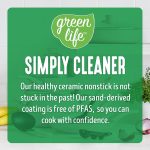 Набор из 16 кастрюль и сковородок, без PFAS GreenLife Soft Grip Healthy Ceramic Nonstick, н — изображение 8