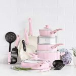 Набор из 16 кастрюль и сковородок, без PFAS GreenLife Soft Grip Healthy Ceramic Nonstick, н — изображение 9
