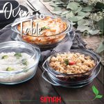 Формы для выпечки, Набор стеклянных форм,  Simax для выпечки из 3 предметов для духовки — изображение 4