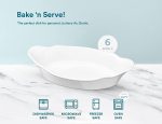 Форма для выпечки, Блюдо для запекания Au от KooK, керамическая форма для выпекания, набор из 6 шт — изображение 5