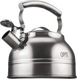 Чайник со свистком Gipfel International Stovetop - Чайник из пищевой нержавеющей стали для плиты — изображение 2