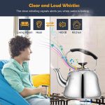 Чайник со свистком на плите ClassicTeapot Чайники из нержавеющей стали для плиты — изображение 2