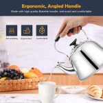 Чайник со свистком на плите ClassicTeapot Чайники из нержавеющей стали для плиты — изображение 4