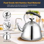 Чайник со свистком на плите ClassicTeapot Чайники из нержавеющей стали для плиты — изображение 5