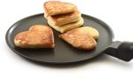Формы для жарки яиц, антипригарные кольца для блиновб яиц в форме сердца, набор из 2 шт — изображение 3