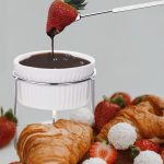 Набор из 4 керамических подогревателей масла Luvan и 20 свечей Tealight для морепродуктов, шоколадного фондю — изображение 8