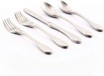 Набор столовых приборов Knork Matte из 20 предметов, серебристый