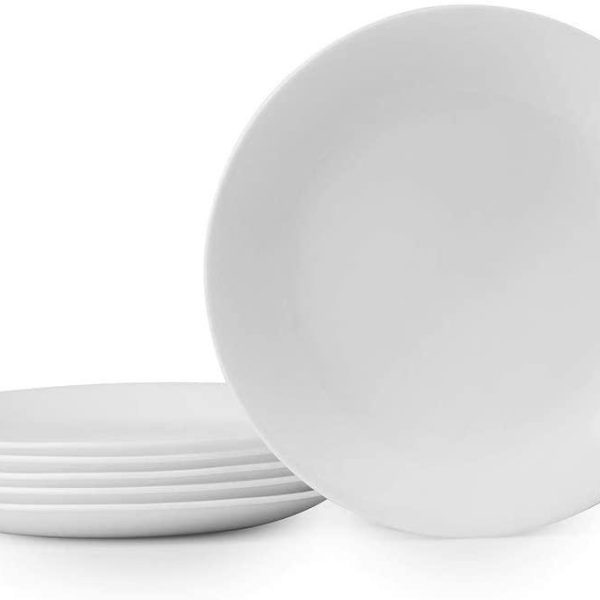 Столовый сервиз на 6 персон из 6 обеденных тарелок Corelle