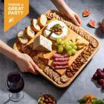 Доска кухонная сервировочная для сыра и колбасы с аксессуарами — изображение 5