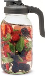 Кувшин стеклянный с широким горлышком 1.9 литра Mason Jar
